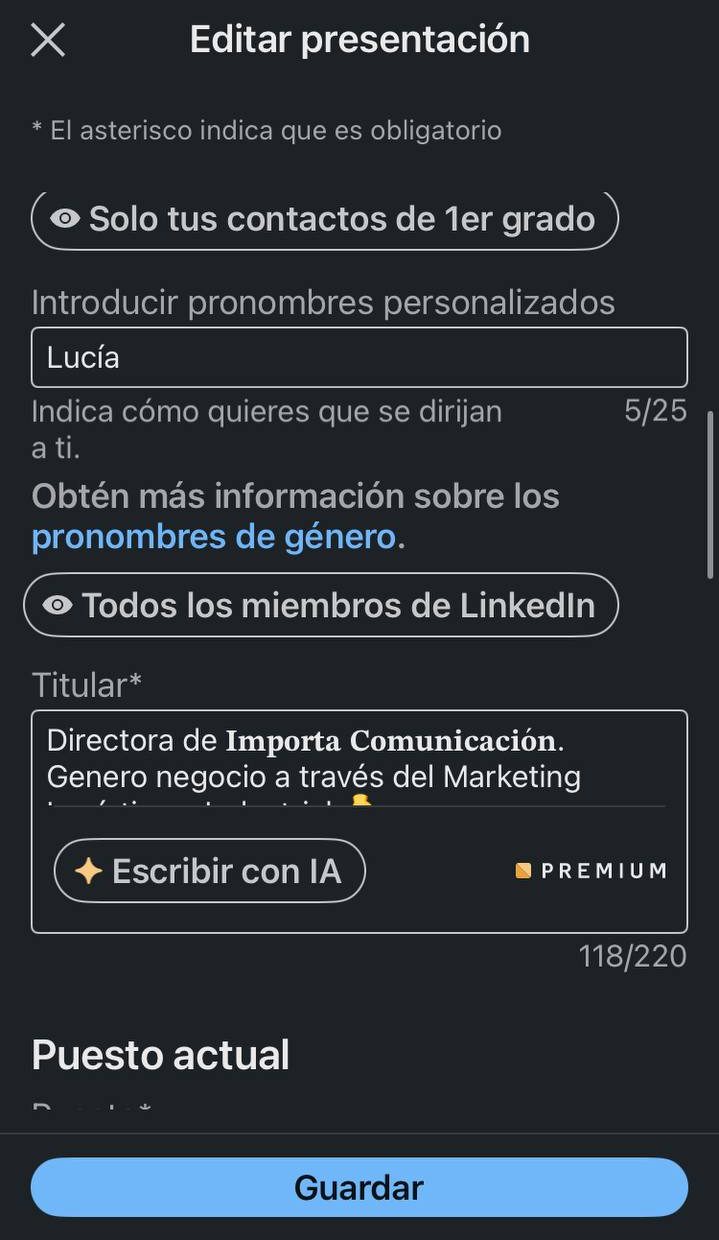 IA Linkeding para Employer Branding