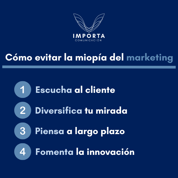 Como evitar la miopia del marketing